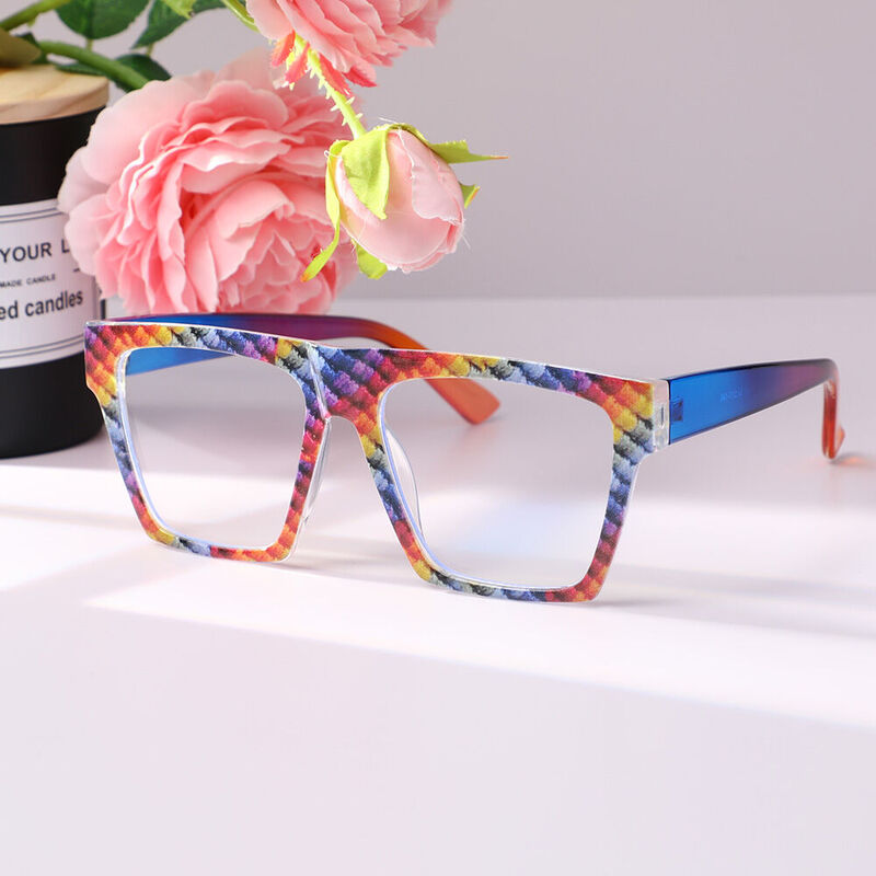 Fierce Diva Square Glasses