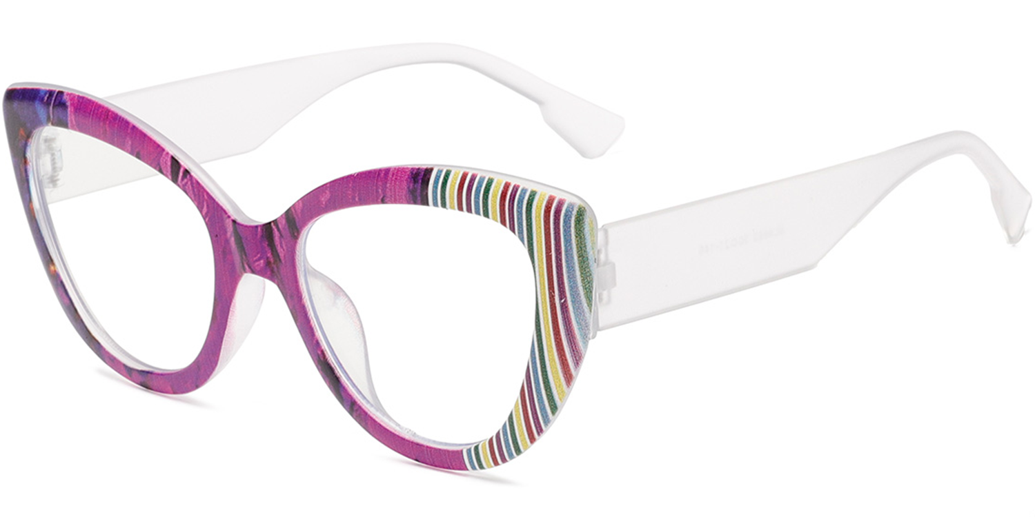 Berry Breeze Cat-eye Glasses