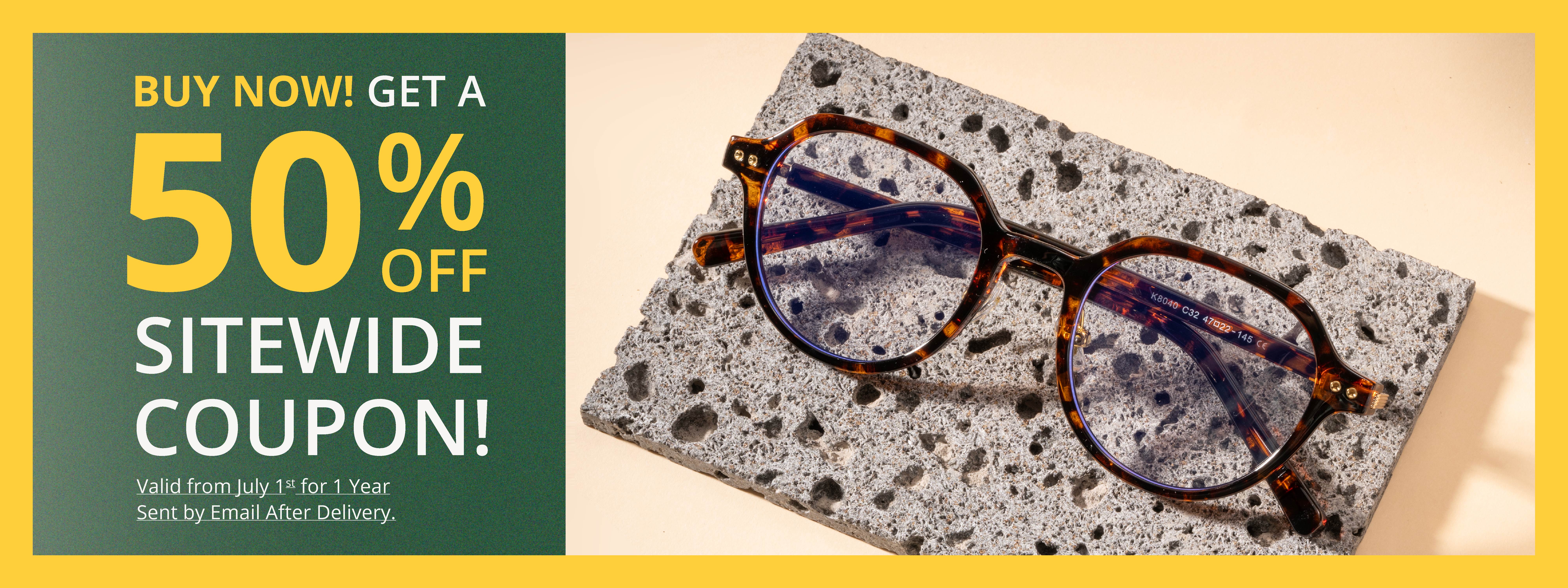 Transform Your Look! 20% OFF Color & Transition Lenses