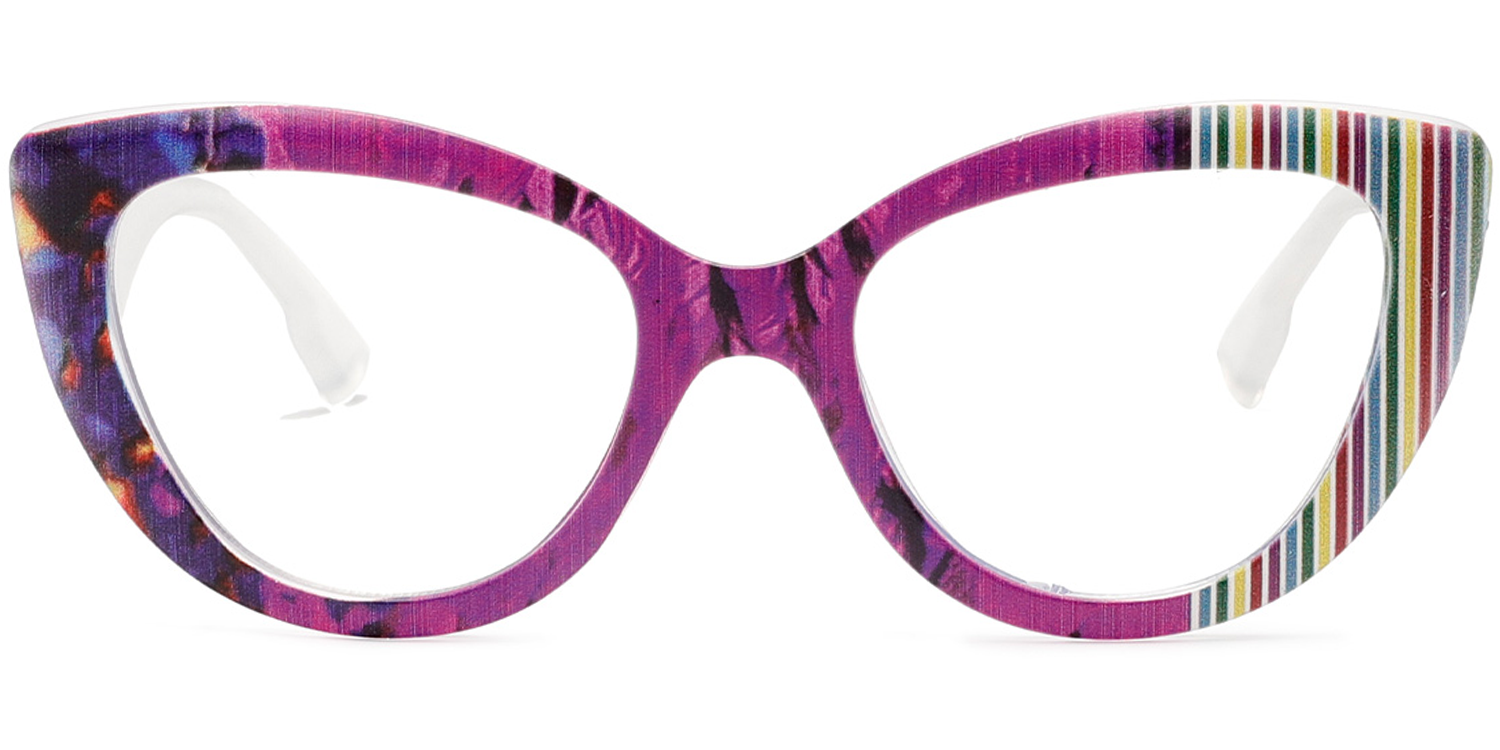 Berry Breeze Cat-eye Glasses